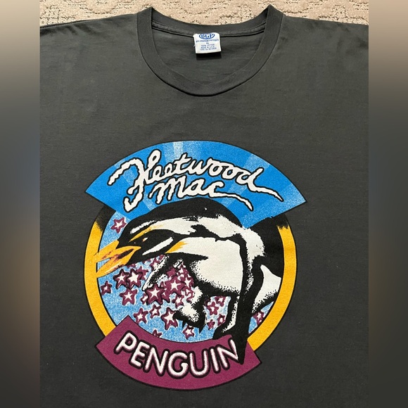 🎸 '03 Fleetwood Mac Band Penguin Album Graphic Bill Graham Promoter Rare T Shirt - Picture 8 of 13